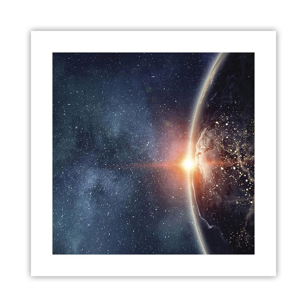 Poster - In een nieuw perspectief - 40x40 cm