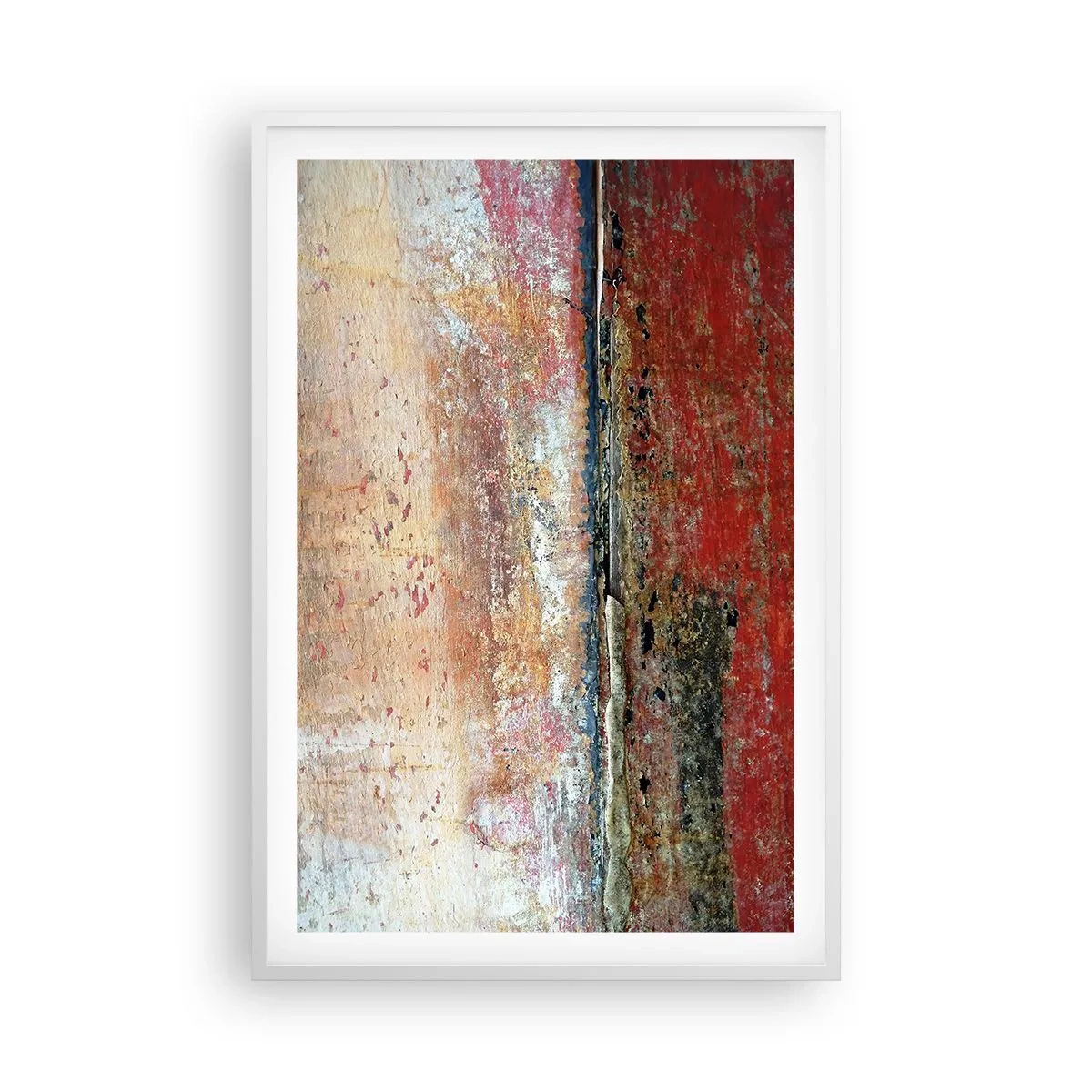 Poster in een witte lijst - Wellicht is het de zee - 61x91 cm
