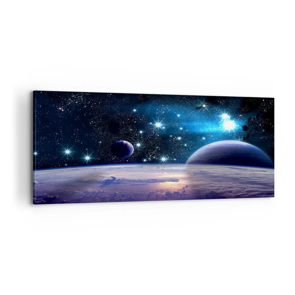 Schilderen op canvas - Nog steeds alleen? - 120x50 cm