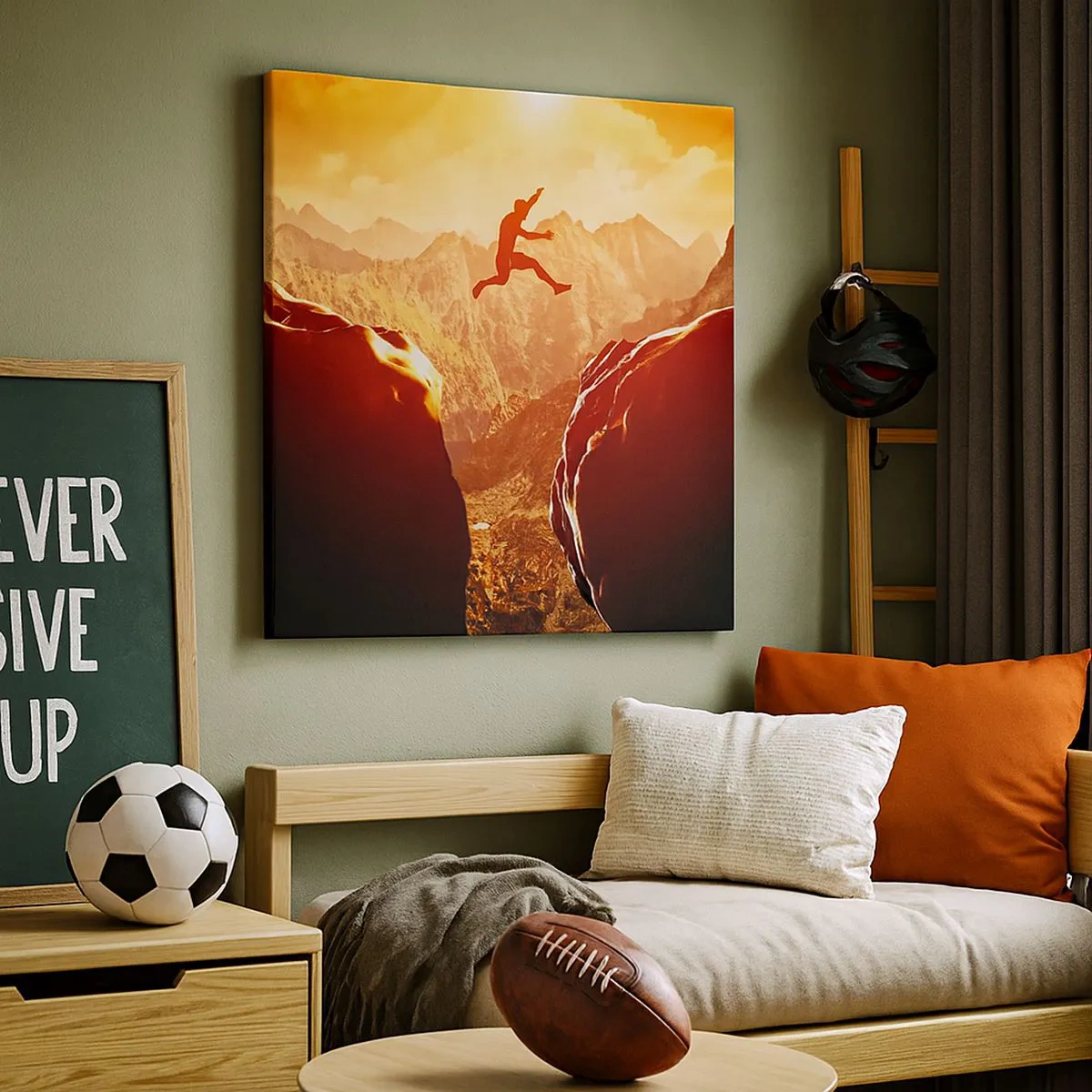 Schilderen op canvas - Grenzen overschrijden - 30x30 cm