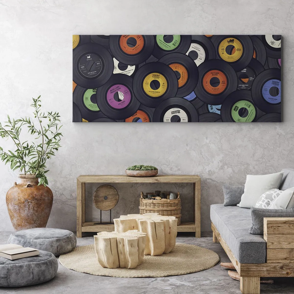 Schilderen op canvas - De kleuren van de klassiekers - 100x40 cm