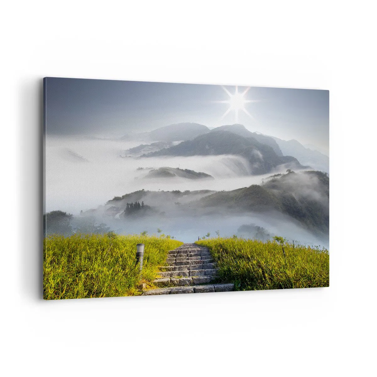 Schilderen op canvas - Nog steeds tot in de wolken - 100x70 cm