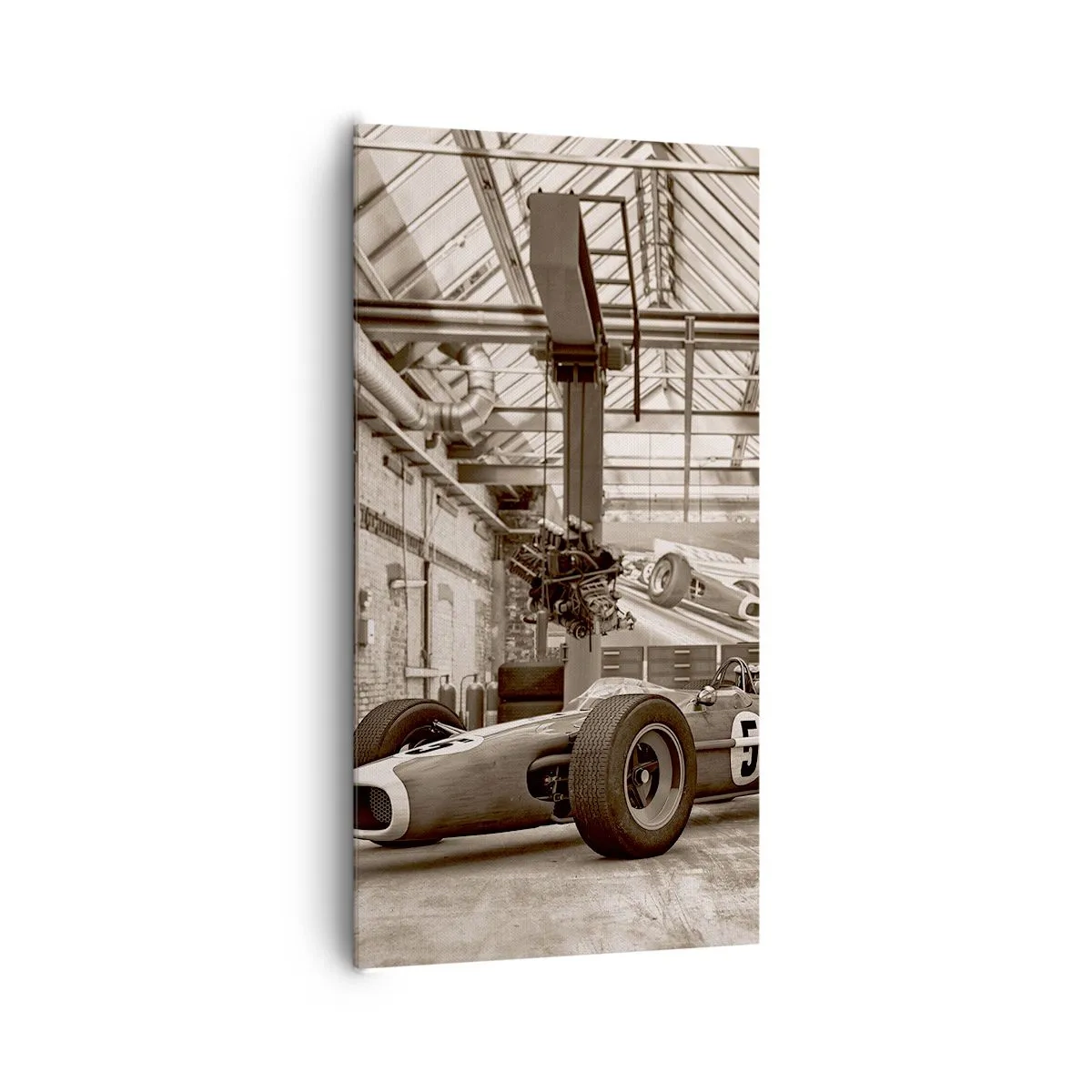 Schilderen op canvas - De rust van de winnaar - 65x120 cm