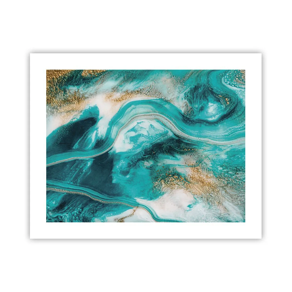 Poster - De rivier van goud - 50x40 cm