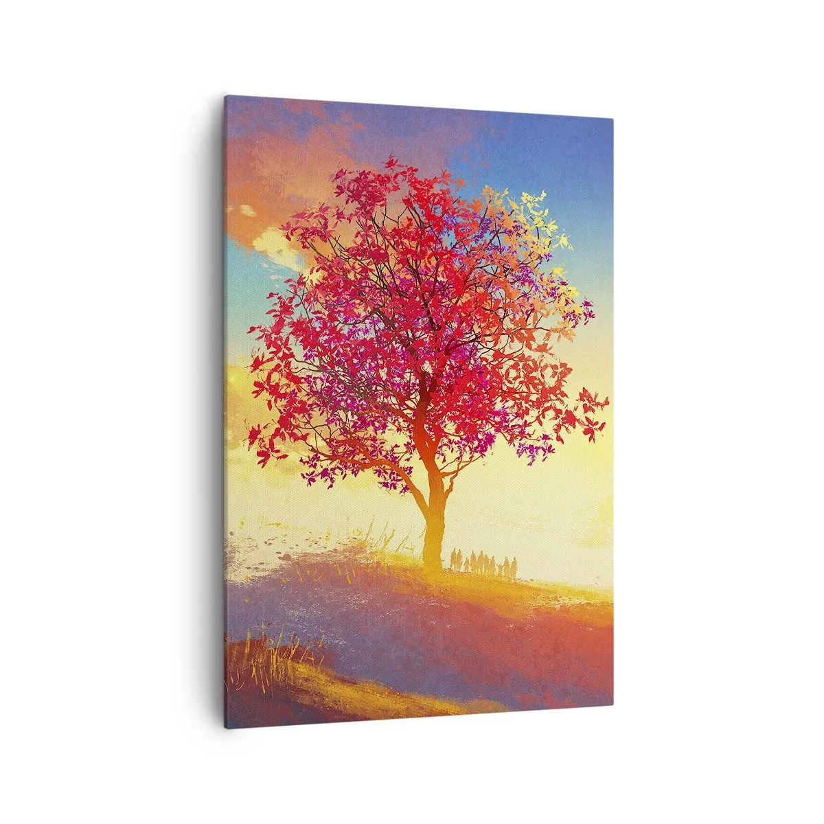 Schilderen op canvas - Pelgrim bij de bestemming - 70x100 cm