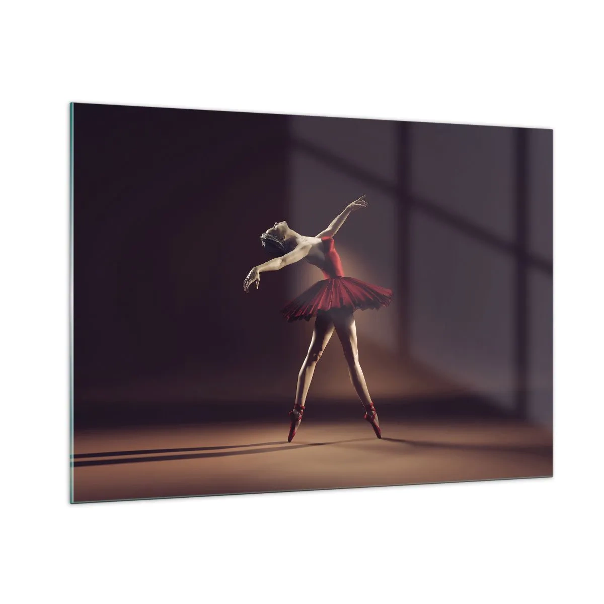 Schilderen op glas - Een prima ballerina - 100x70 cm