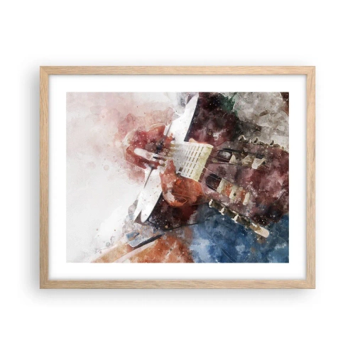 Een poster in een licht eiken lijst - En wat vind je ervan? - 50x40 cm