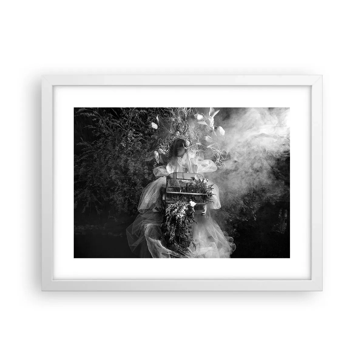 Poster in een witte lijst - Moeder zelf - Natuur - 40x30 cm