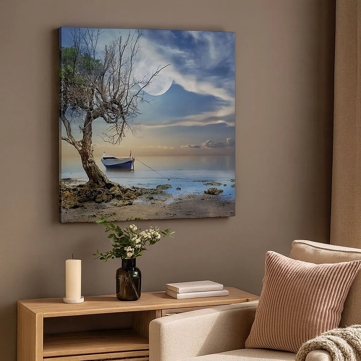 Schilderen op canvas - Is dit het einde of het begin? - 30x30 cm