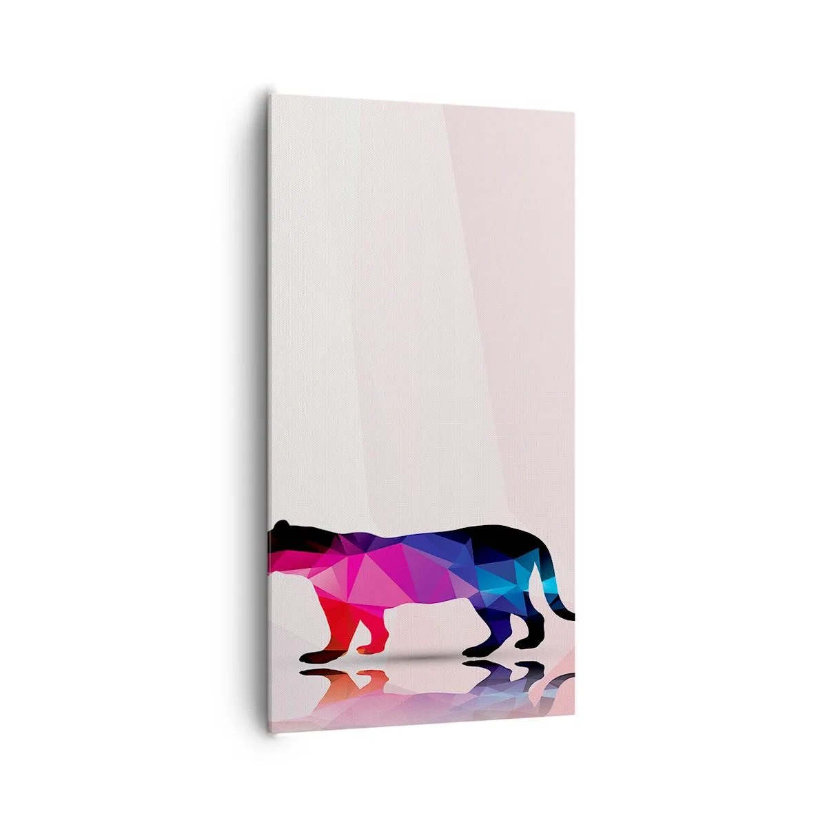 Schilderen op canvas - Dimenten panter - 65x120 cm