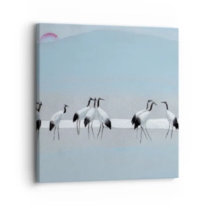 Schilderen op canvas - Na een warme dag - 30x30 cm