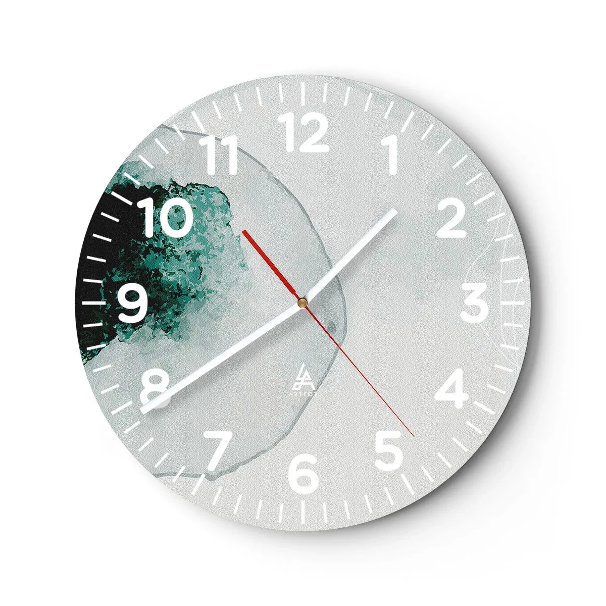 Wandklok - Klok - In een druppel water - 40x40 cm