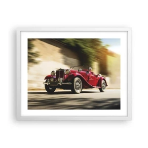 Poster in een witte lijst - Mooier dan Nike van Samothrace - 50x40 cm