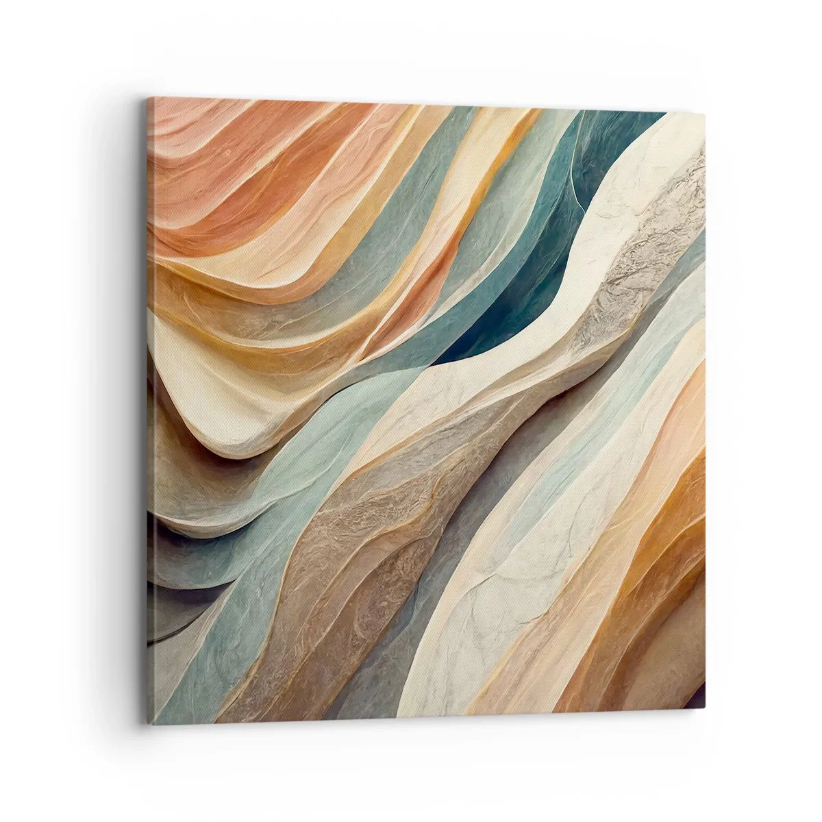 Schilderen op canvas - Het moment vóór de verandering - 70x70 cm