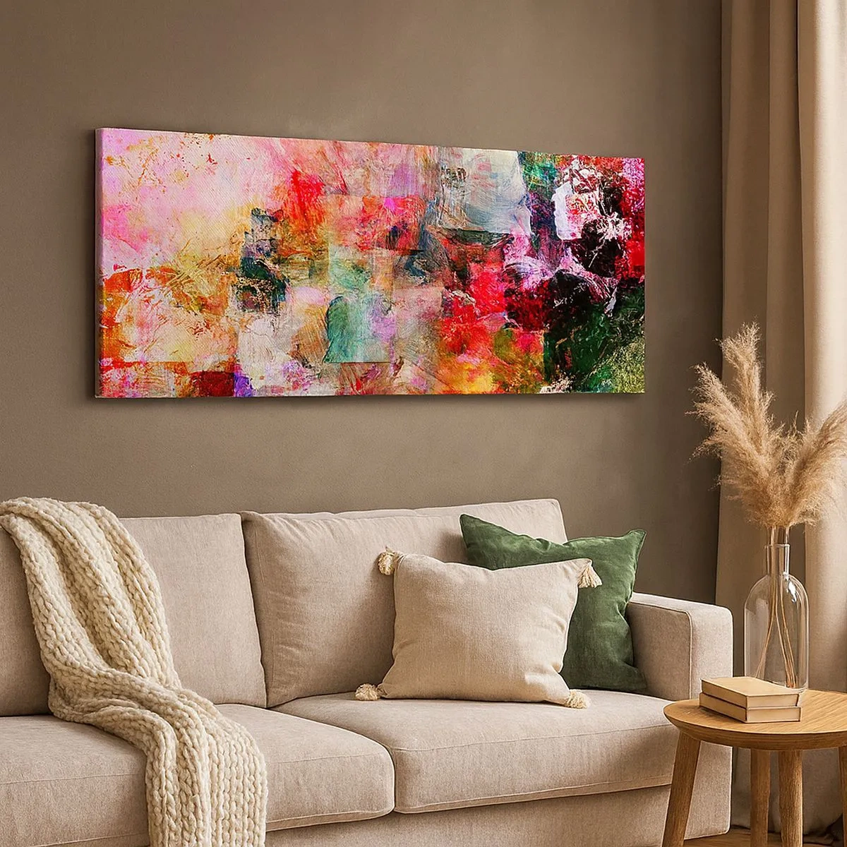 Schilderen op canvas - Een reis door de rozen - 100x40 cm