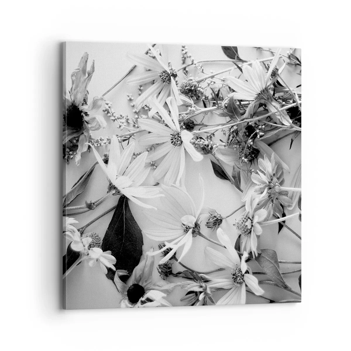 Schilderen op canvas - Niet-boeket bloemen - 70x70 cm