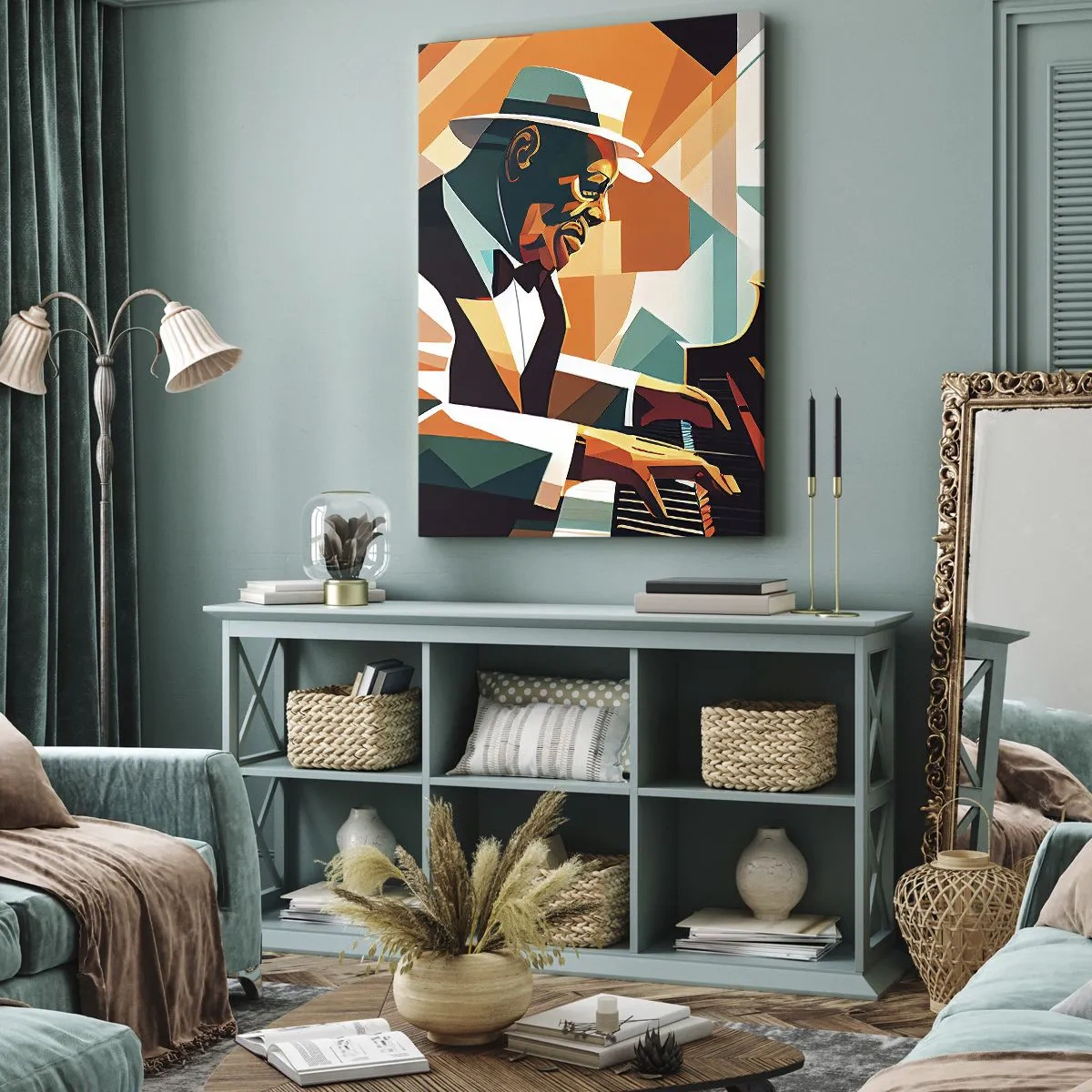 Schilderen op canvas - Al die jazz - 50x70 cm