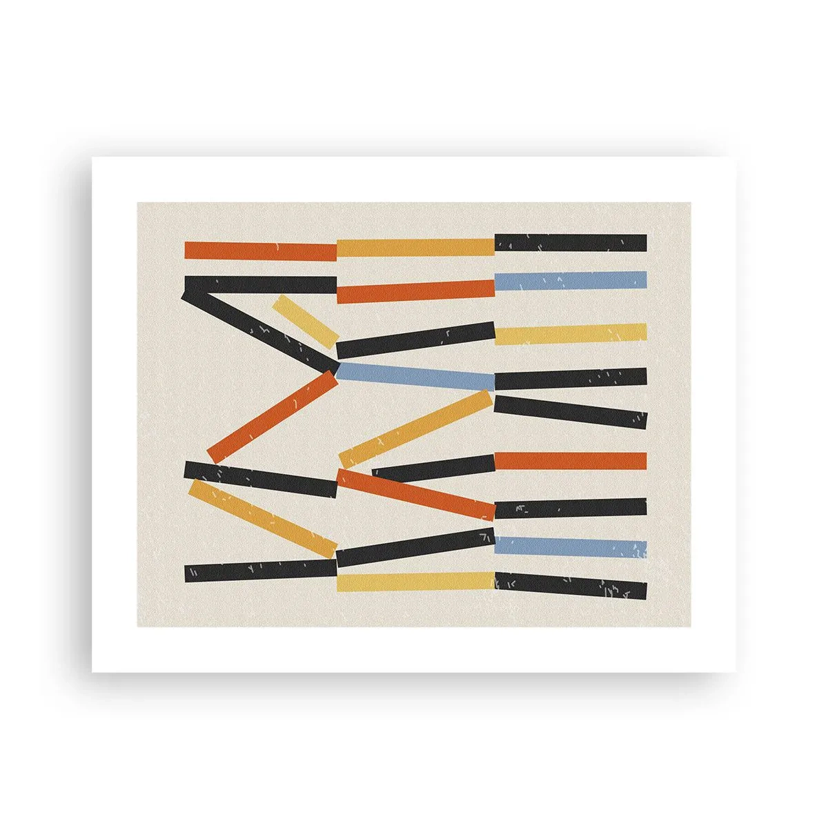 Poster - Compositie op goed niveau - 50x40 cm