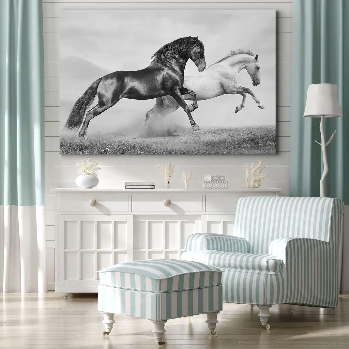 Schilderen op canvas - Engelen en duivels - 120x80 cm