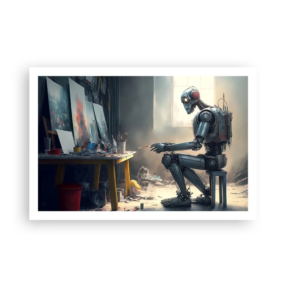 Poster - De scheppingsdaad - 91x61 cm