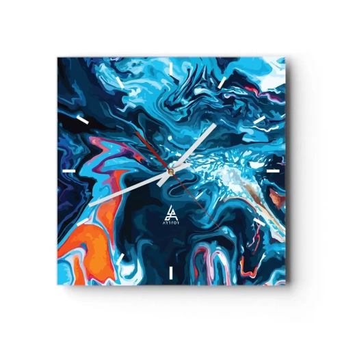 Wandklok - Klok - Reis naar het centrum van de hemel - 30x30 cm