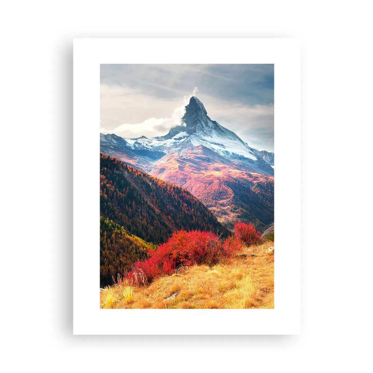 Poster - Alpiene herfst - 30x40 cm