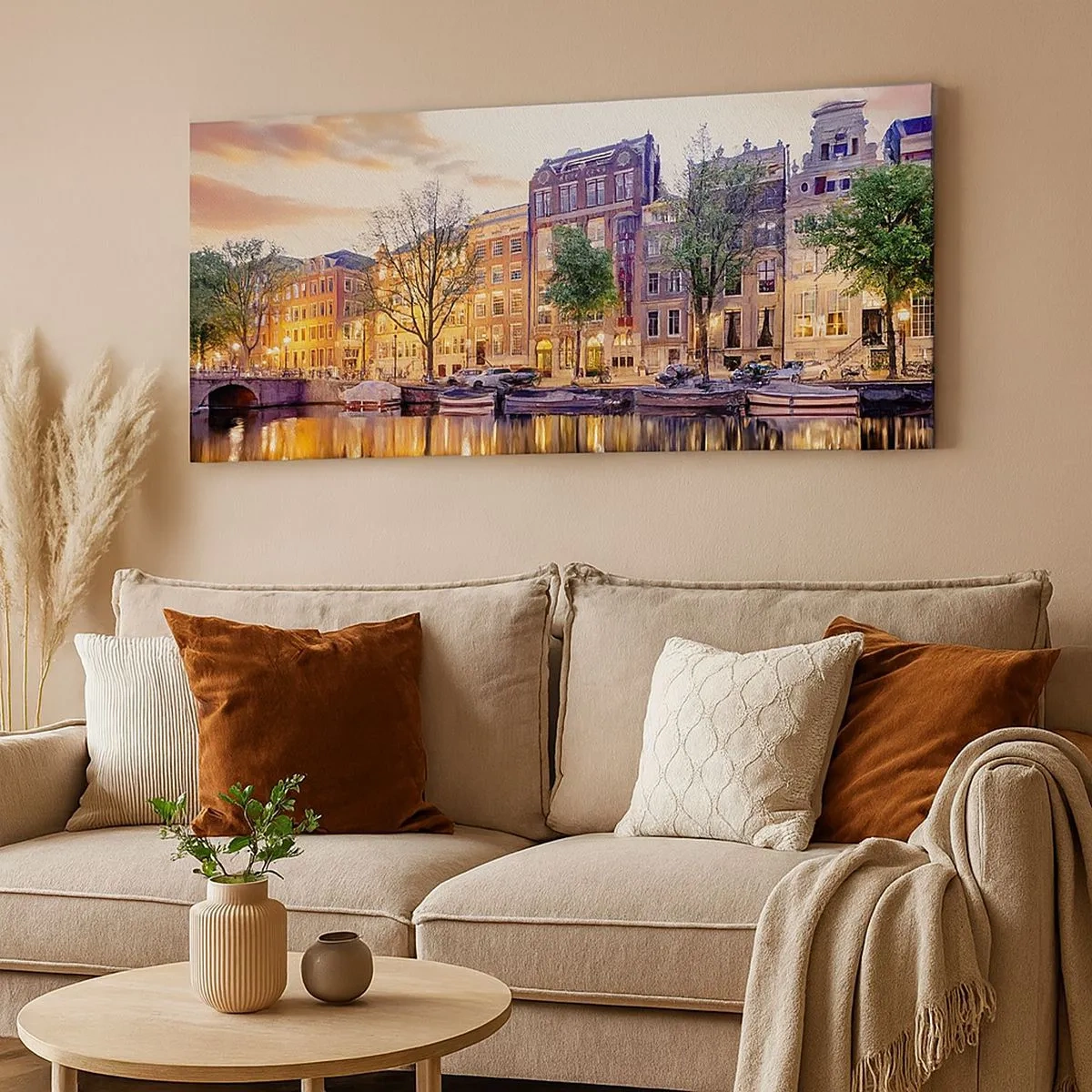 Schilderen op canvas - Ingetogen en serene Nederlandse schoonheid - 100x40 cm