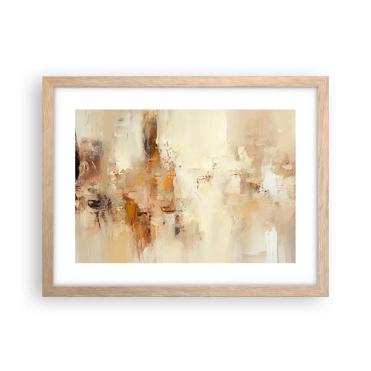 Een poster in een licht eiken lijst - Ziel van Amber - 40x30 cm