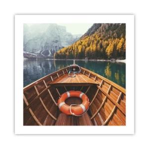 Poster - Bergtocht - 50x50 cm