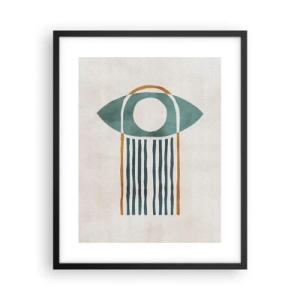 Poster in een zwarte lijst - Tekens en rituelen - 40x50 cm