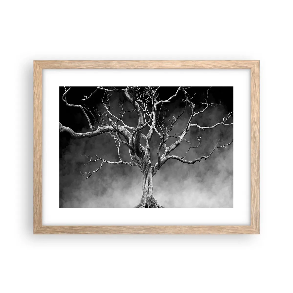 Een poster in een licht eiken lijst - Oorspronkelijk en heilig - 40x30 cm