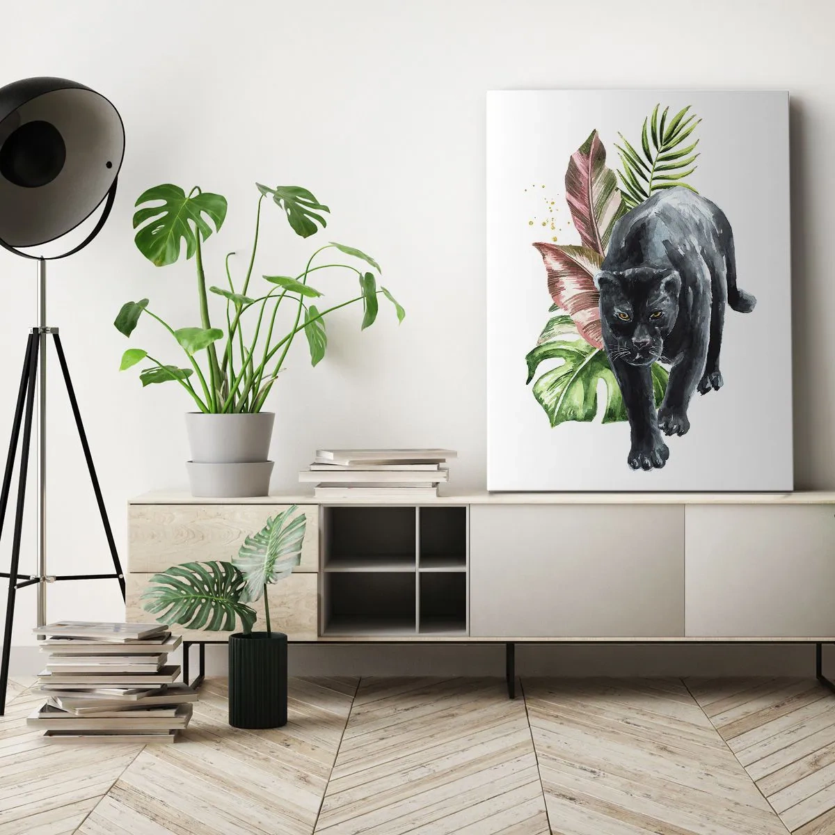 Schilderen op canvas - Wilde van het hart - 65x120 cm