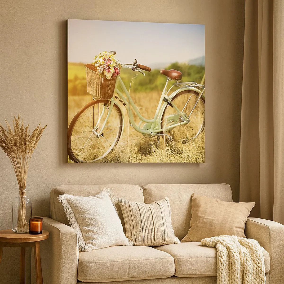 Schilderen op canvas - Ik blijf hier nog even - 30x30 cm