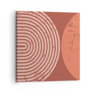 Schilderen op canvas - Een nauwe band - 70x70 cm