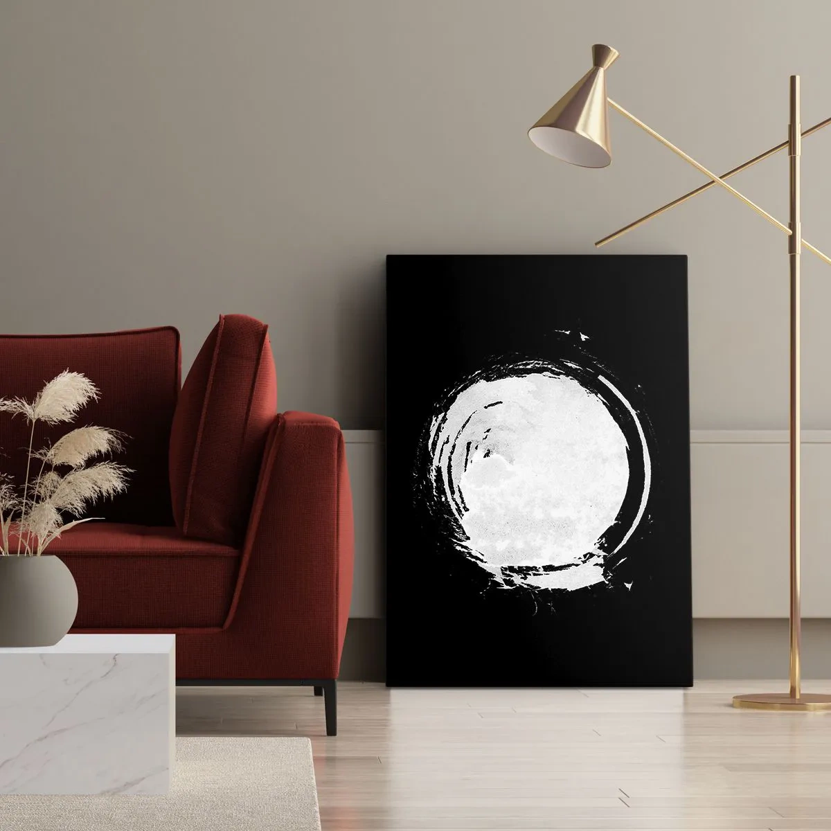 Schilderen op canvas - Goede weg - 50x70 cm