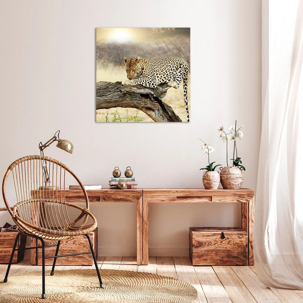 Schilderen op canvas - Ik ga mijn eigen weg - 30x30 cm