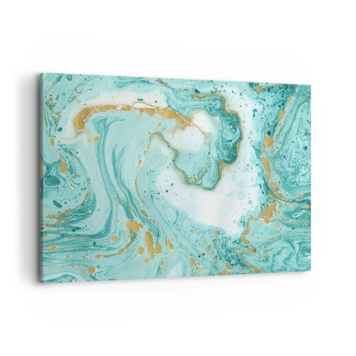 Schilderen op canvas - Onder de grote golf van het Edo-tijdperk - 100x70 cm