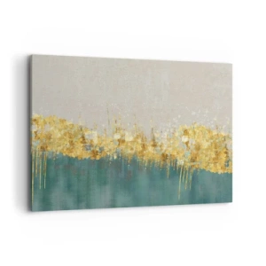 Schilderen op canvas - De gouden rand - 100x70 cm