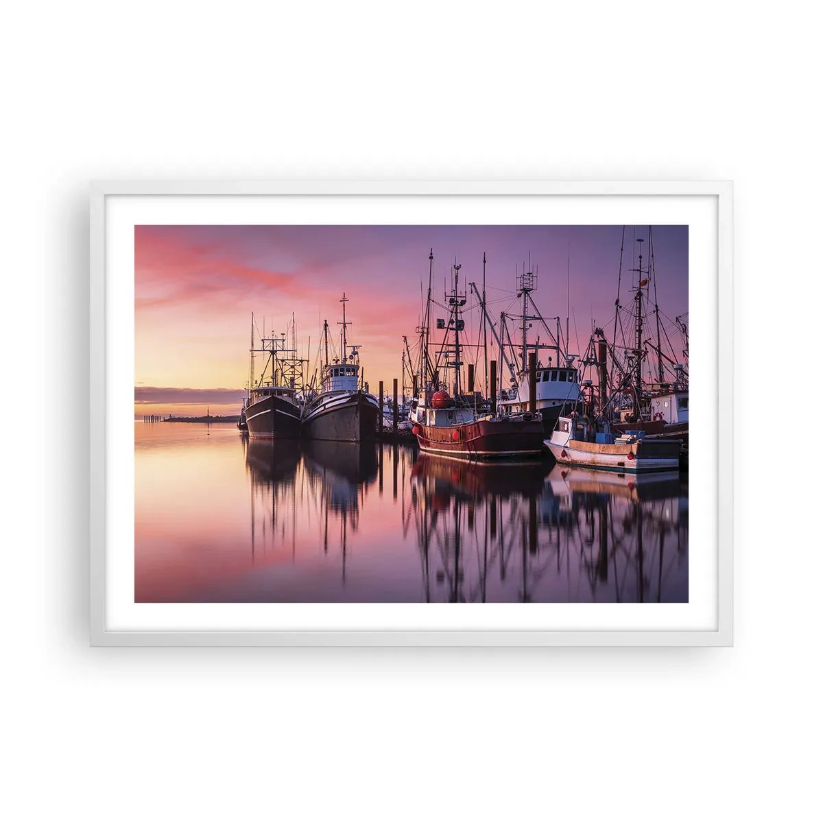 Poster in een witte lijst - Voor de volgende dag - 70x50 cm