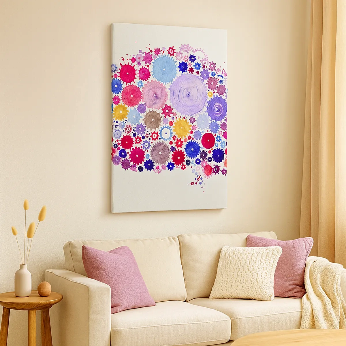 Schilderen op canvas - De meest perfecte machine van de natuur - 50x70 cm