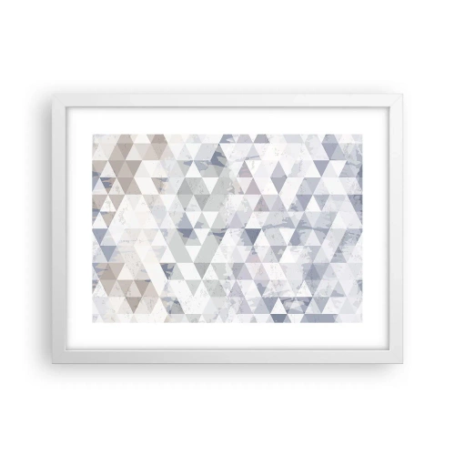 Poster in een witte lijst - In ritme op drie - 40x30 cm