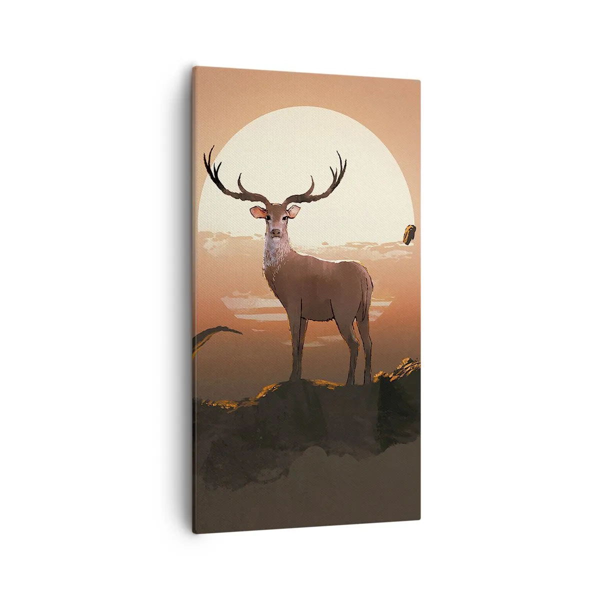 Schilderen op canvas - Deze nacht is anders dan alle andere - 55x100 cm