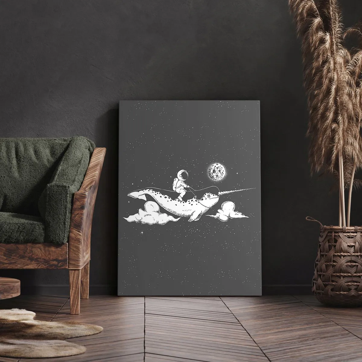 Schilderen op canvas - Ruimte Ruiter - 80x120 cm