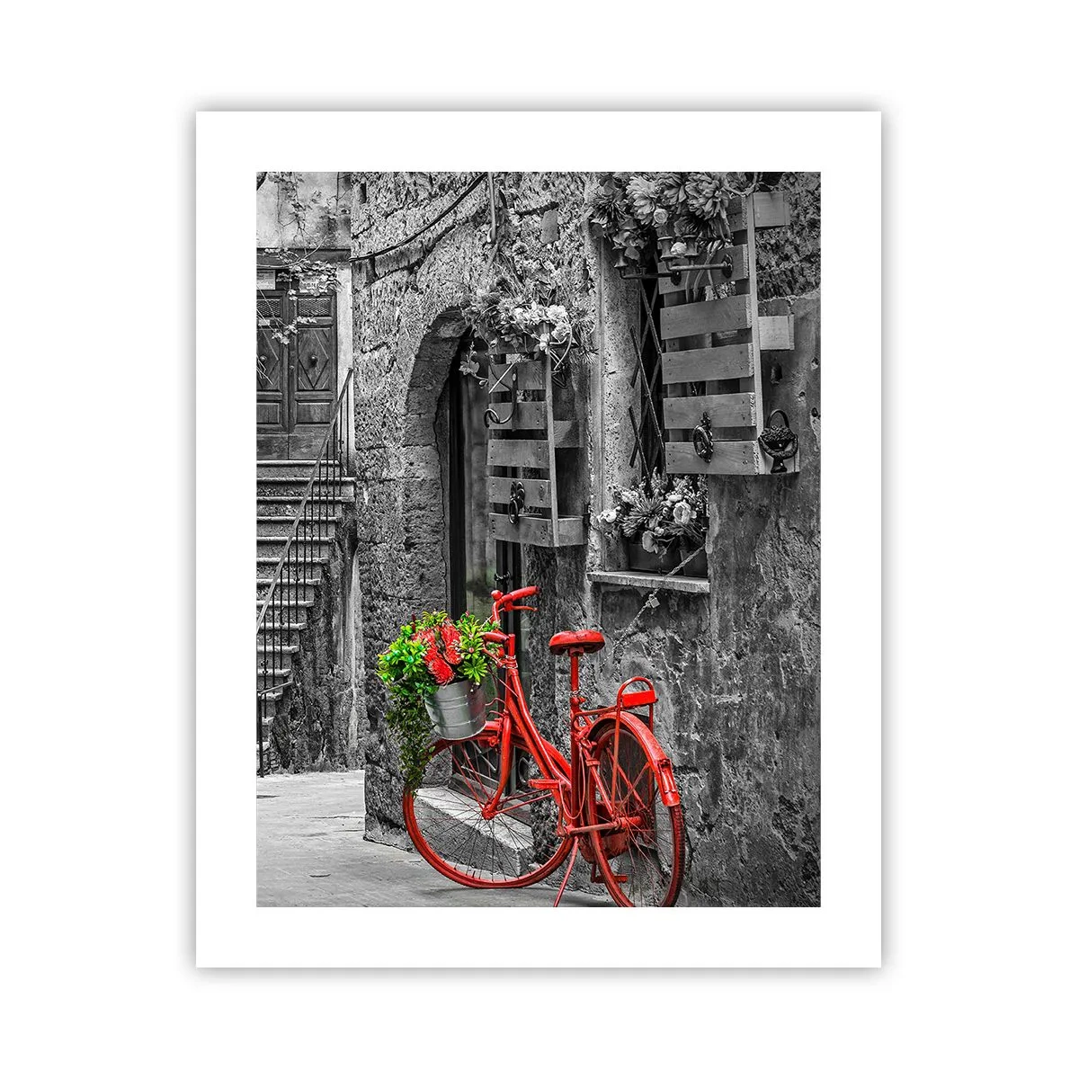 Poster - Toscaanse steeg - 40x50 cm