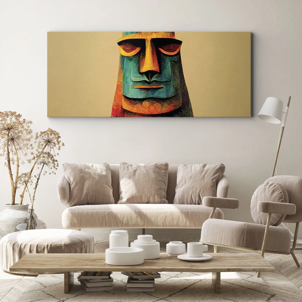 Schilderen op canvas - Statig, toch lief - 100x40 cm
