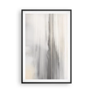 Poster in een zwarte lijst - Afstand in reflectie - 61x91 cm