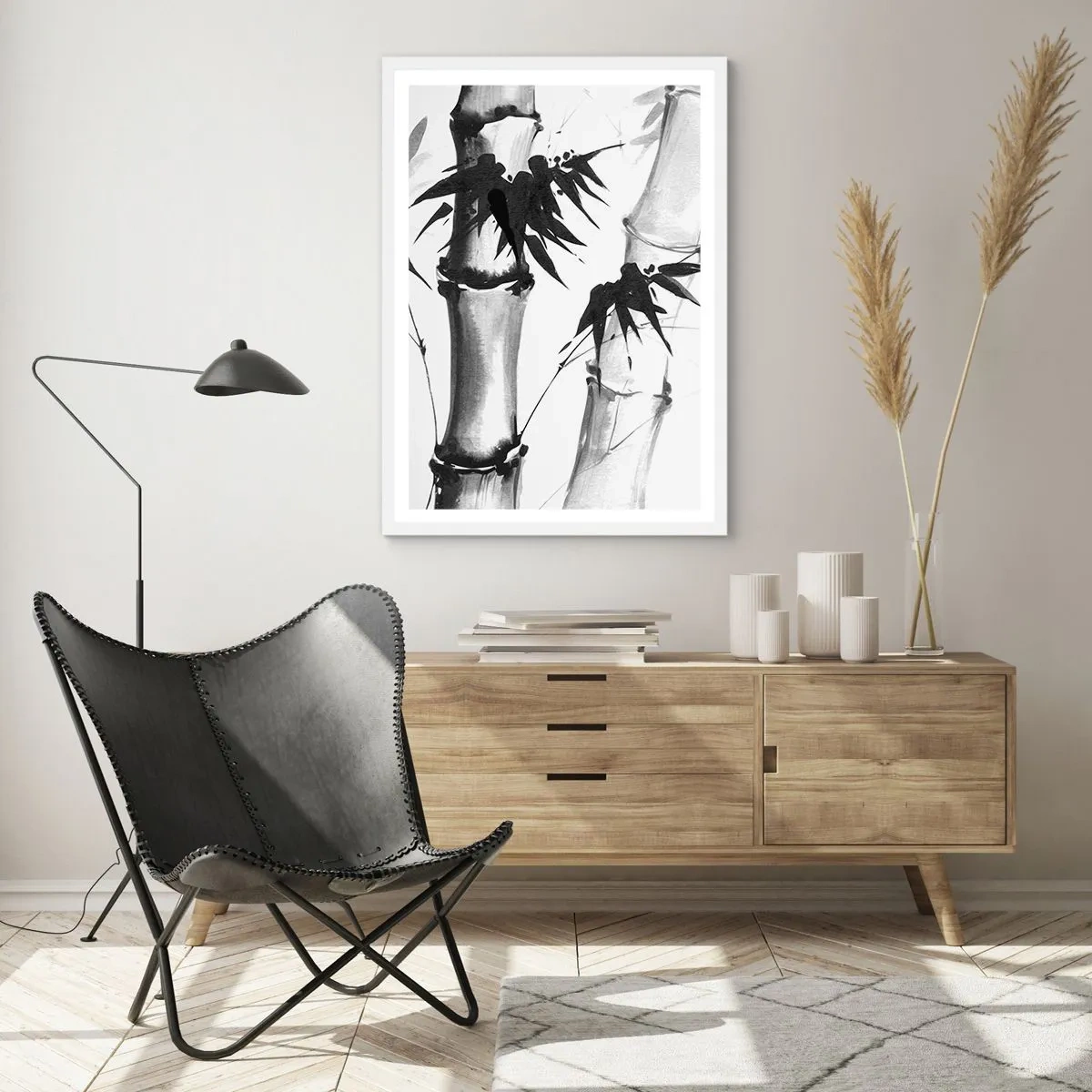 Poster in een witte lijst - Close-up op het oosten - 61x91 cm