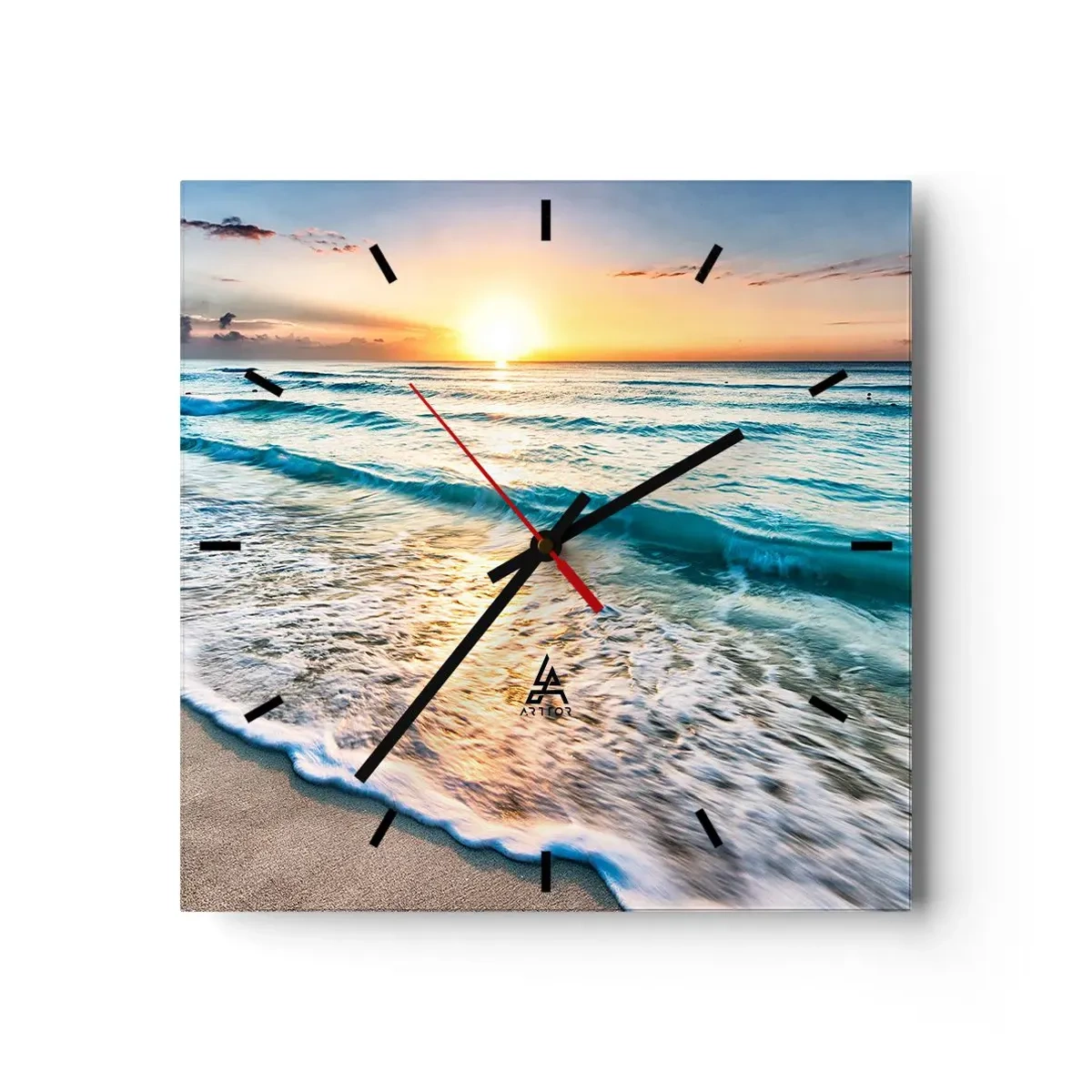 Wandklok - Klok - Een uitzicht dat de moeite waard is - 30x30 cm