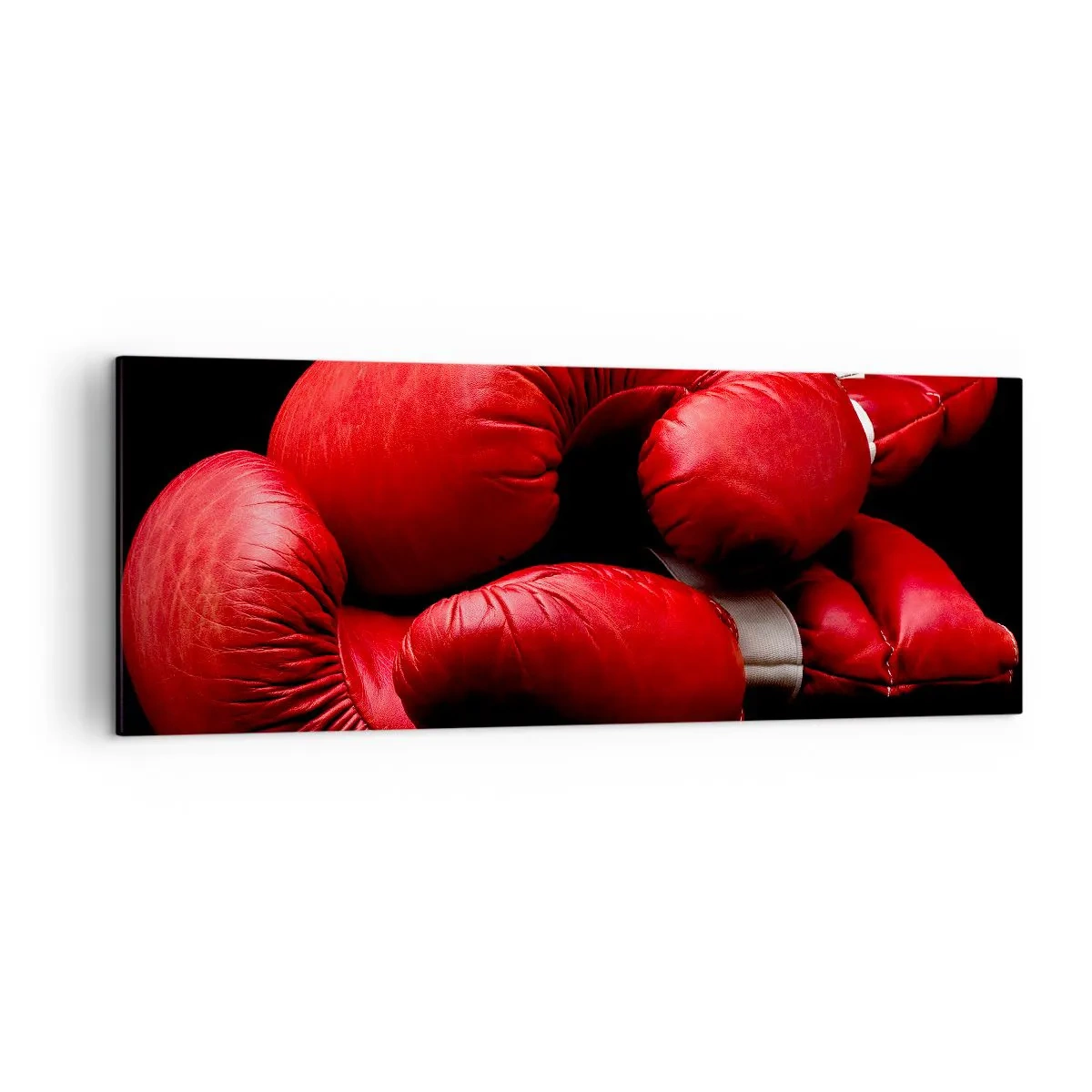 Schilderen op canvas - De emoties van het gevecht met ons - 140x50 cm