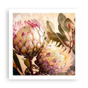 Poster - Teeder omarmd - 60x60 cm